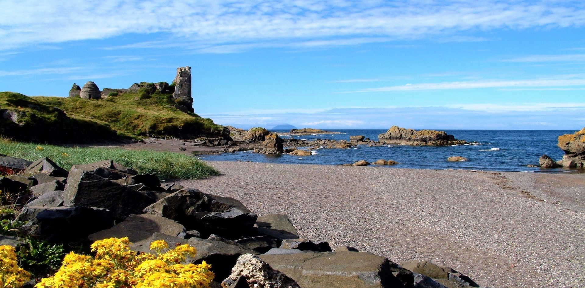 Troon, Ayrshire coast & The Isle of Arran